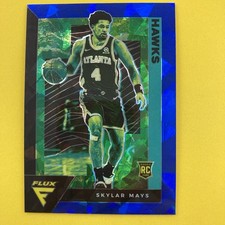 Skylar Mays 2020-21 Panini Flux Blue Cracked Ice Prizm Rookie #246 Hawks