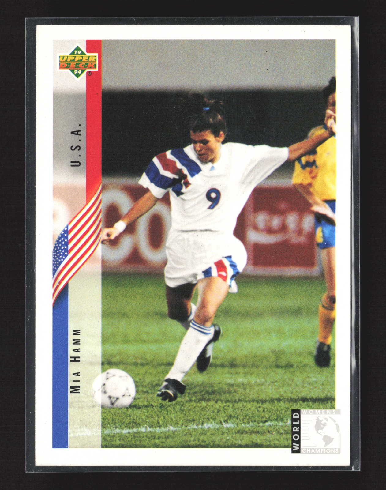 1994 Upper Deck World Cup Contenders English/Spanish #268 Mia Hamm USA RC Rookie