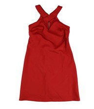 bar III Womens Cross Front Fit & Flare Dress