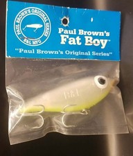 Paul Brown's - Fat Boy - 4" 3/4 oz Black/Silver/Chartreuse FATBOY-12 B&L MFG
