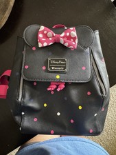 Loungefly Disney Park Ears Rock The Polka Dots Mini Backpack