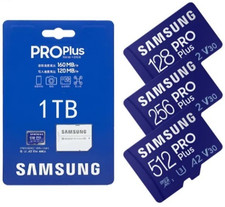 Samsung 128GB 256GB 512GB 1TB 2TB MicroSDXC Micro SD A2 V30 4K UHD 180MB/s Card