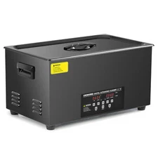 CREWORKS 22L Industrial Ultrasonic Cleaning Machine 1200W Heater 1-99 min Timer