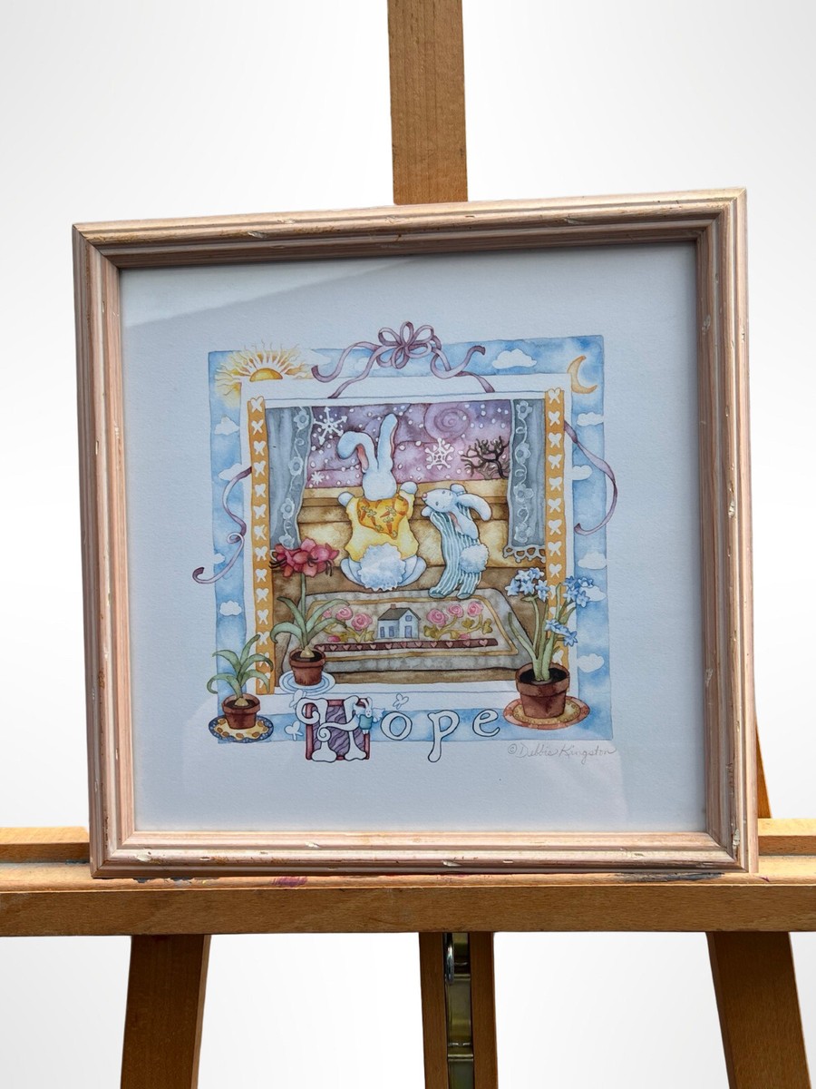 Debbie Kingston Baker Print Child's Room -HOPE Signed Matted