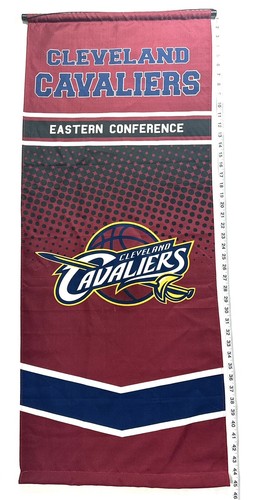 Cleveland Cavaliers Nylon Hanging Banner 18"x45" NBA Eastern Conference 2014 - Picture 2 of 5