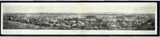 10" X 36" Panorama 1915 Birds eye view of Abingdon, Va.