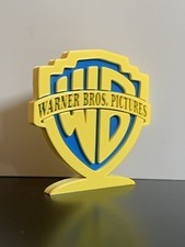 Warner Bros Movie  Decorative Display Collectible Logo Text Memorabilia Stand