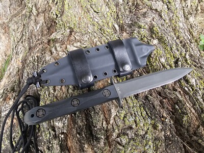 KA-BAR EK44 Custom Kydex Sheath Scout Carry, Pancake, Paracord