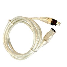 HQRP FireWire 4-6 Pin Cable for Panasonic PV-DV103, PV-DV200, PV-DV201 Camcorder