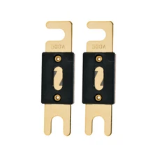 The Wires Zone High-Quality Gold Plated 500A Amp ANL Fuse (2 Pack)