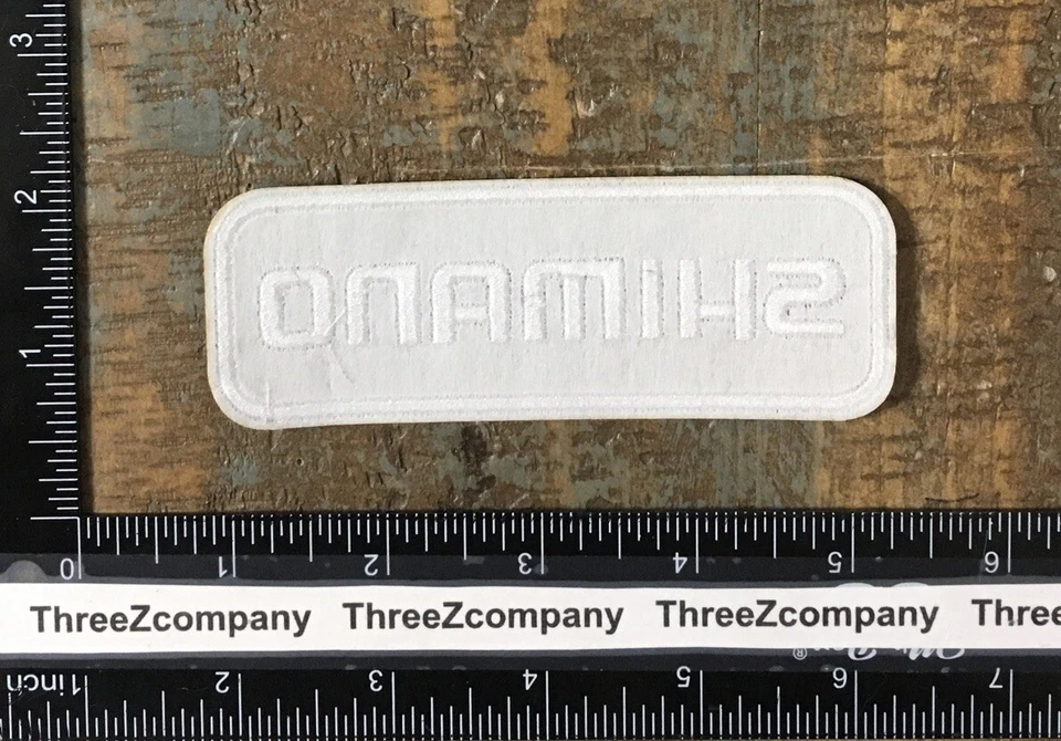 SHIMANO Fishing Rods Reels Fish Equipment Company Logo Embroidered Iron-On Patch - Image 2 of 3