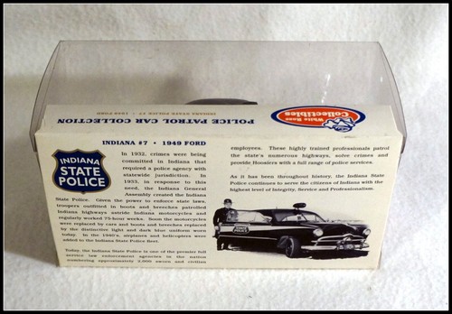 White Rose 1949 Ford Sedan Indiana State Police New Old Stock 1:43 #Z430 - Picture 3 of 6