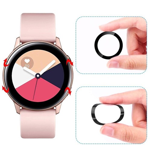 For Samsung Galaxy Watch Active 2 40 44mm Full Cover Waterproof Screen Protector - Picture 3 of 6