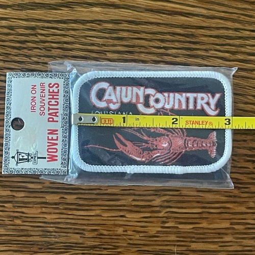 NEW Louisiana Cajun Country State Patch Badge USA-Made Vintage 2x2.5" Iron-On - Picture 3 of 4
