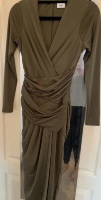 sheike emerald green dress