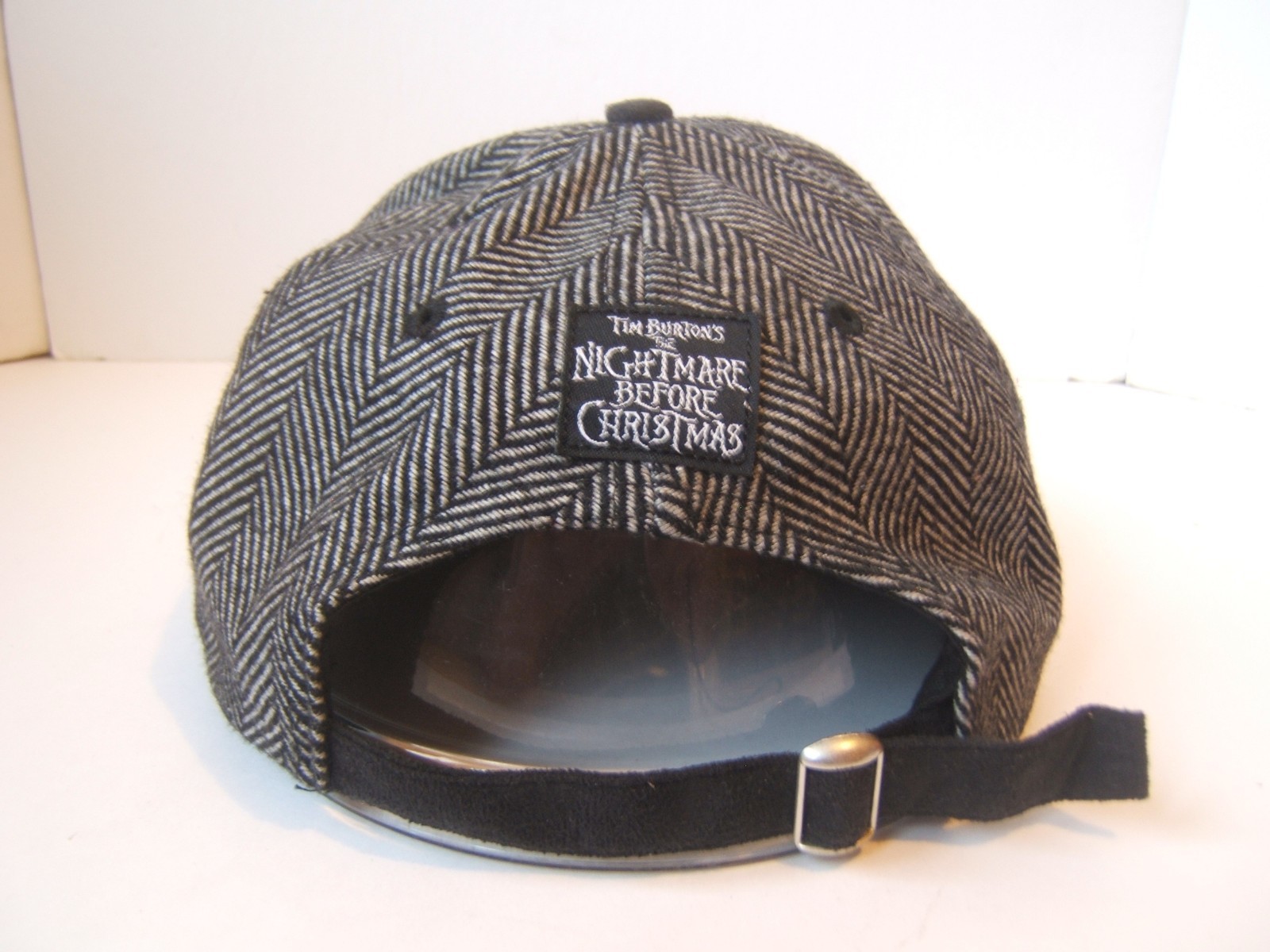 Nightmare Before Christmas Patch Hat Gray Herring… - image 5