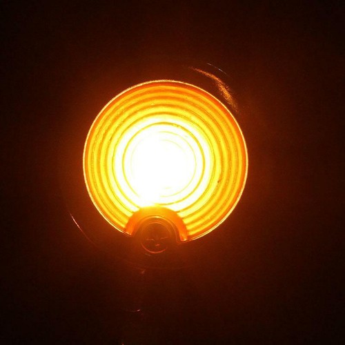Luces intermitentes ámbar intermitentes cromadas para motocicleta luces indicadoras universales - Imagen 11 de 11