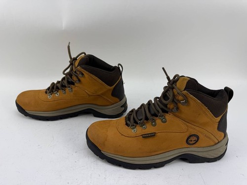 Timberland White Ledge Waterproof Mid Hiker Wheat Nubuck Size 10.5 Mens 14176 - Picture 3 of 7
