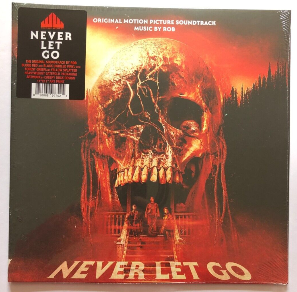 Rob Never Let Go Waxwork Records Soundtrack Red and Black Swirled Vinyl Sealed