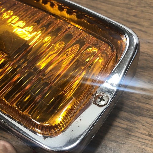 Untested* Vtg PAIR SEARS ROEBUCK QUARTZ-HALOGEN AUXILIARY AMBER FOG LIGHTS JAPAN - Picture 16 of 24