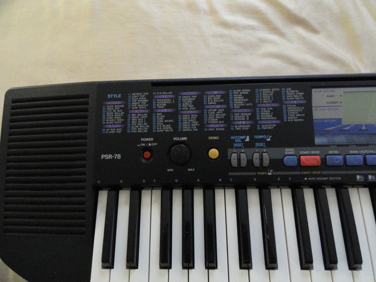 YAMAHA PSR-78　電子キーボード YAMAHA PSR-78 Keyboard ヤマハ キーボード -GrunSound-w942