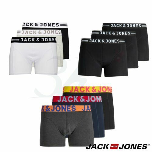 JACK & JONES Set 5 Boxer Intimo Uomo E Ragazzo – Taglie Forti Fino A 7XL, Elastico E Comodo - 3