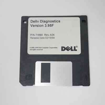 Dell Diagnostics Version 3.95F (71690) 1999 Floppy Disk