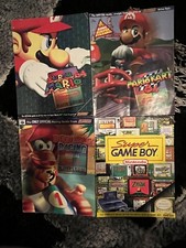 NINTENDO PLAYERS GUIDES LOT - SUPER MARIO MARIO KART DIDDY KONG SUPER GAMEBOY