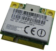 Realtek RTL-8187SE Wireless Half Mini Card OEM Toshiba PA3726U-1MPC