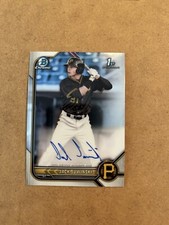 2022 Bowman Chrome 1st Auto Jack Suwinsky Pittsburgh Pirates Rookie