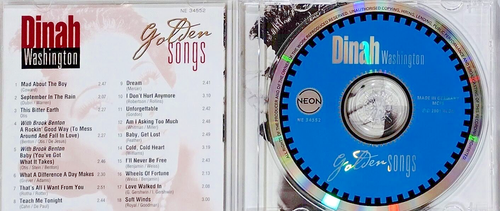 CD Dinah Washington Jazz Blues GOLDEN SONGS 1964 ISLAND RETRO NOSTALGIC - Picture 3 of 3