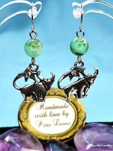 Kleine Sternzeichen-Ohrringe STIER Geburtsstein APRIL MAI 1.2.3. Dekade Schmuck - Bild 46 von 56