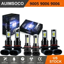 For Toyota Highlander 2004-2007 LED Headlight High Low Beam Fog Light Bulb White