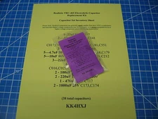 Realistic TRC-465 - Electrolytic Capacitor Kit - Premium Kit