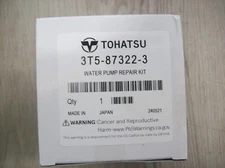 Tohatsu Water Pump Kit 3T5-87322-3 MFS40 MFS50 MFS60 Outboard Boat Motor