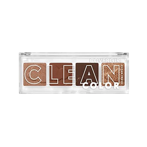 Paleta de sombras de ojos COVERGIRL Clean Fresh Clean Color caramelo dorado, 4 g