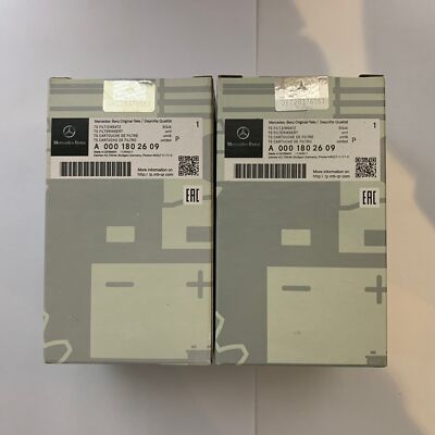 2PCS Genuine Engine Oil Filter Kit #0001802609 For Mercedes-Benz C300 GL550