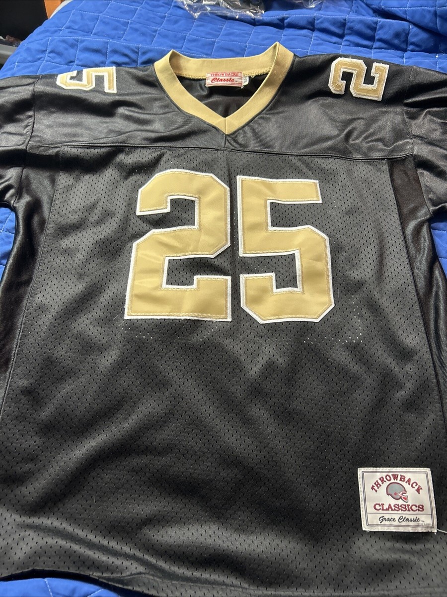 New Orleans Saints Reggie Bush NFL Throwback Classics Jersey Men's