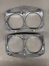 1970 Chevy Impala Headlight Bezels Caprice BelAir Buckets Trim Moldings Biscayne