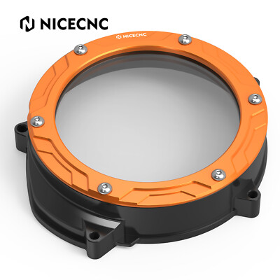 NICECNC Clear Clutch Cover Pretector for KTM 1390 SUPER DUKE R EVO 2024-2025