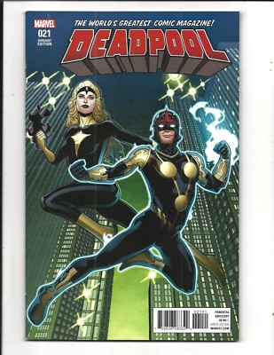 Deadpool # 21 Marvel Comics Giant-Size Noto Champions Variant Cover 2016 NM New