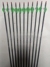 12 Victory Archery Xtorsion V3 Stainless Steel 5mm 350 Carbon Arrows!