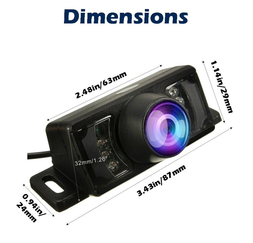 Rearview Mount Universal Backup Camera for BOSS BV9358B Car Radio | eBay
