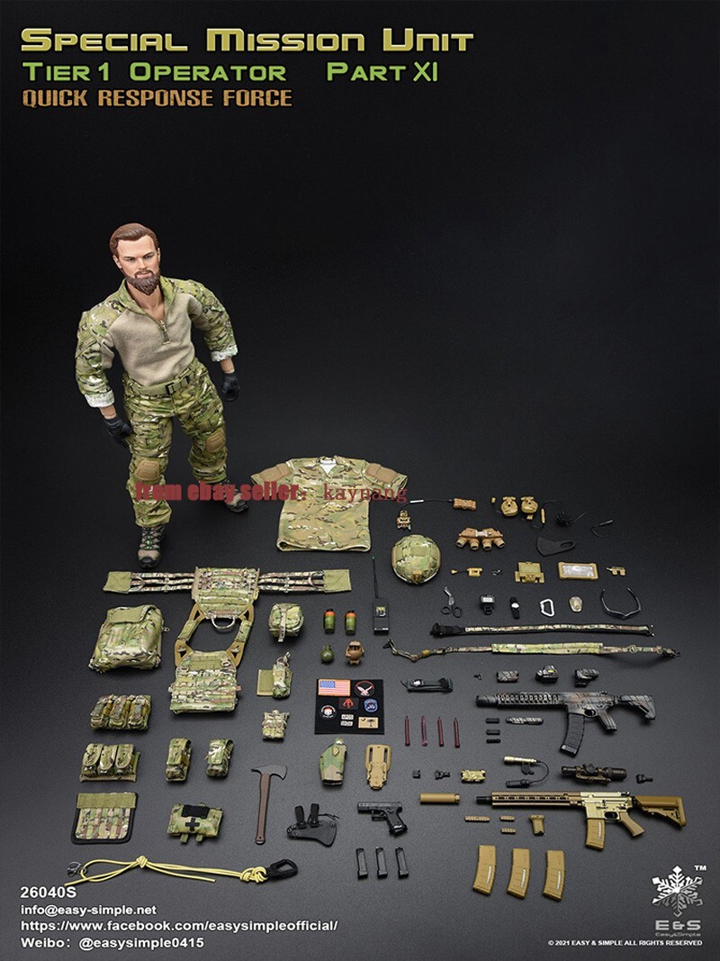 ミリタリー EASY&SIMPLE 1/6 Special Forces Easy&Simple 06026 Special Forces Snow Field Operation Gear Set