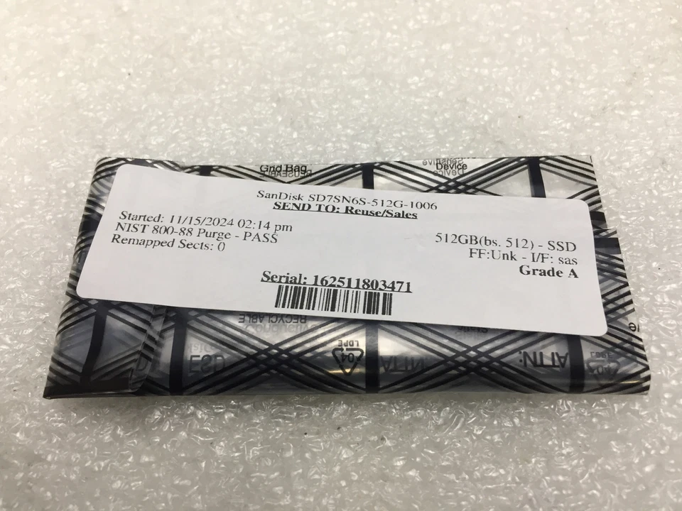 SanDisk X300 SD7SN6S-512G 512GB 2.5" SATA Internal Solid State Drive SSD Grade A - Image 2 of 4