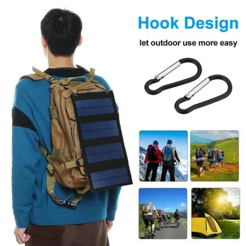 100W USB Solar Panel Folding Power Bank Outdoor Camping Hiking Phone Charger Kit - Picture 6 of 24