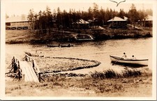 RPPC Pictou Lagoon Boating Lodge Cabins Canadian National Railway N.S. Cartolina