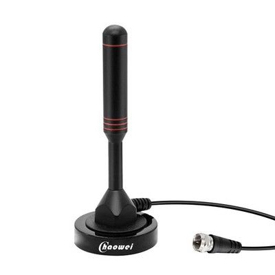 Chaowei 2026 TV Antenna for Smart Indoor, Long Range HD Small, Black 