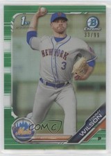 2019 Bowman Chrome Prospects Green Refractor 33/99 Tommy Wilson #BCP-232 0tp6