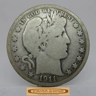 1911 Barber Silver Half Dollar - #C57357NQ